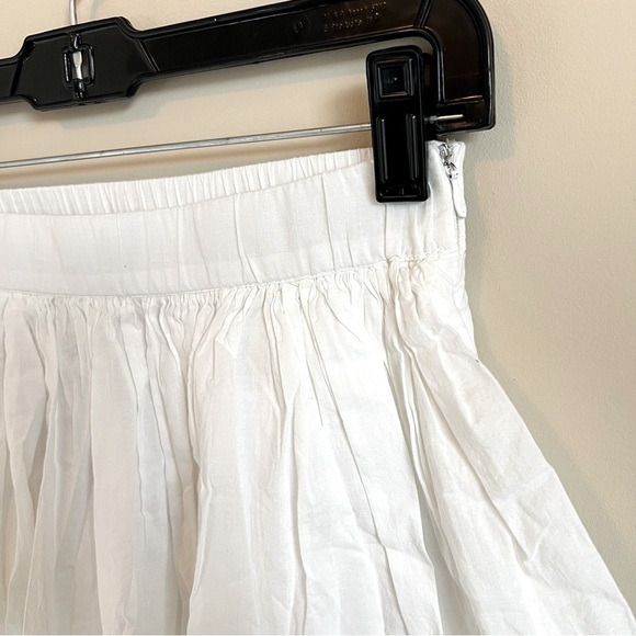 🚩ASOS - Bershka Poplin Volume Mini Skirt - White - Size XS - NWT - Picture 5 of 6